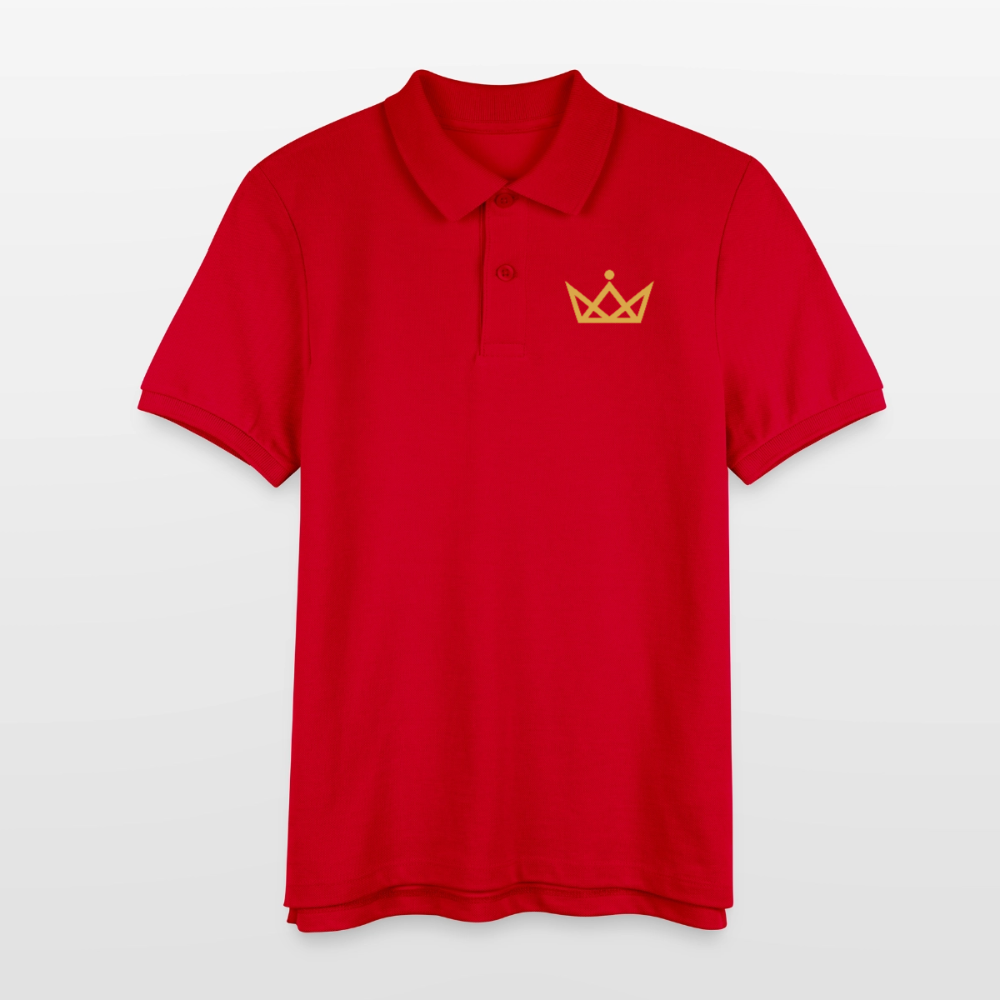 KAISERSTADTKIND 2Golden Crowns - Teen Organic Polo Shirt MINI SPRINTER - red