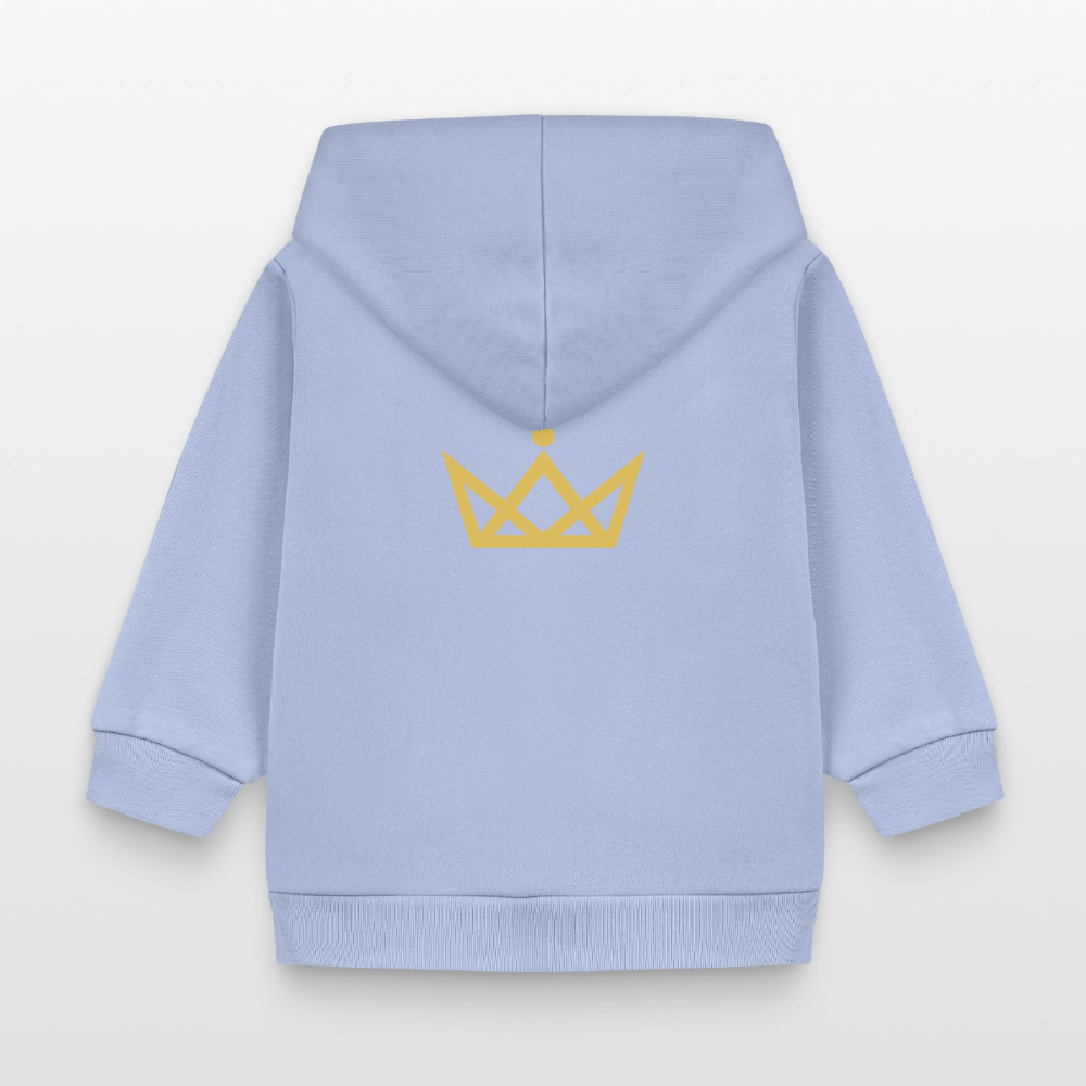 KAISERSTADTKIND 2Golden Crowns - Organic Zip Hoodie BABY CONNECTOR - sky