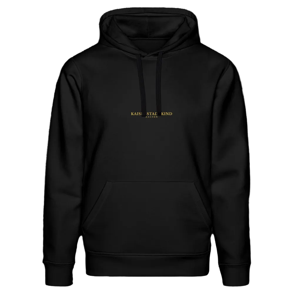KAISERSTADTKIND Golden Circle - Bio-Hoodie DRUMMER - Schwarz