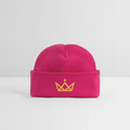 KAISERSTADTKIND Golden Crown - Baby Organic Beanie - hot pink