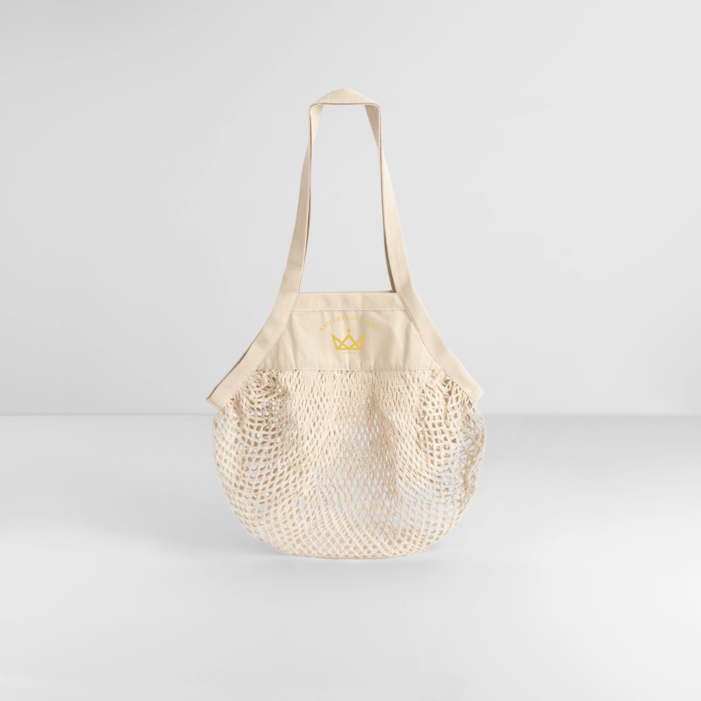 Organic Mesh-Einkaufstasche - Natur