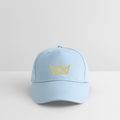 KAISERSTADTKIND Golden Crown - Organic Kids’ Baseball Cap - light blue