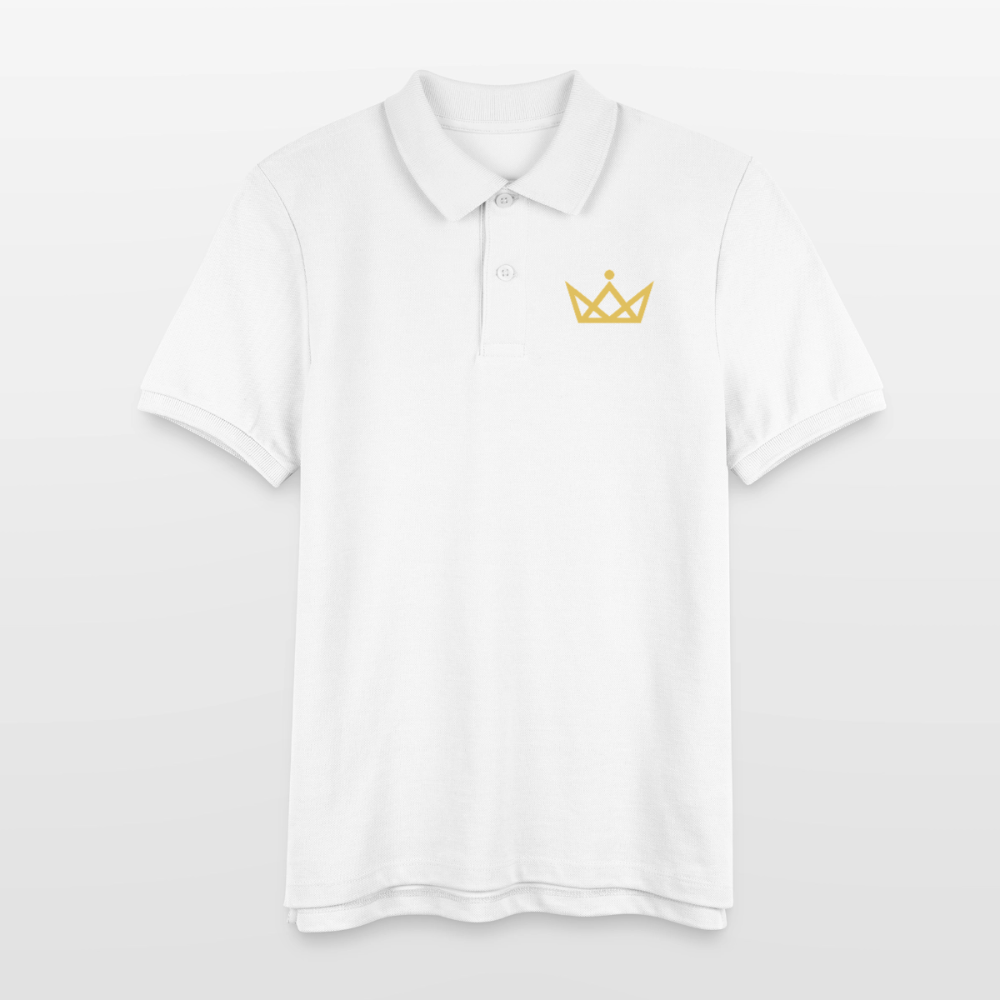KAISERSTADTKIND 2Golden Crowns - Teen Organic Polo Shirt MINI SPRINTER - white