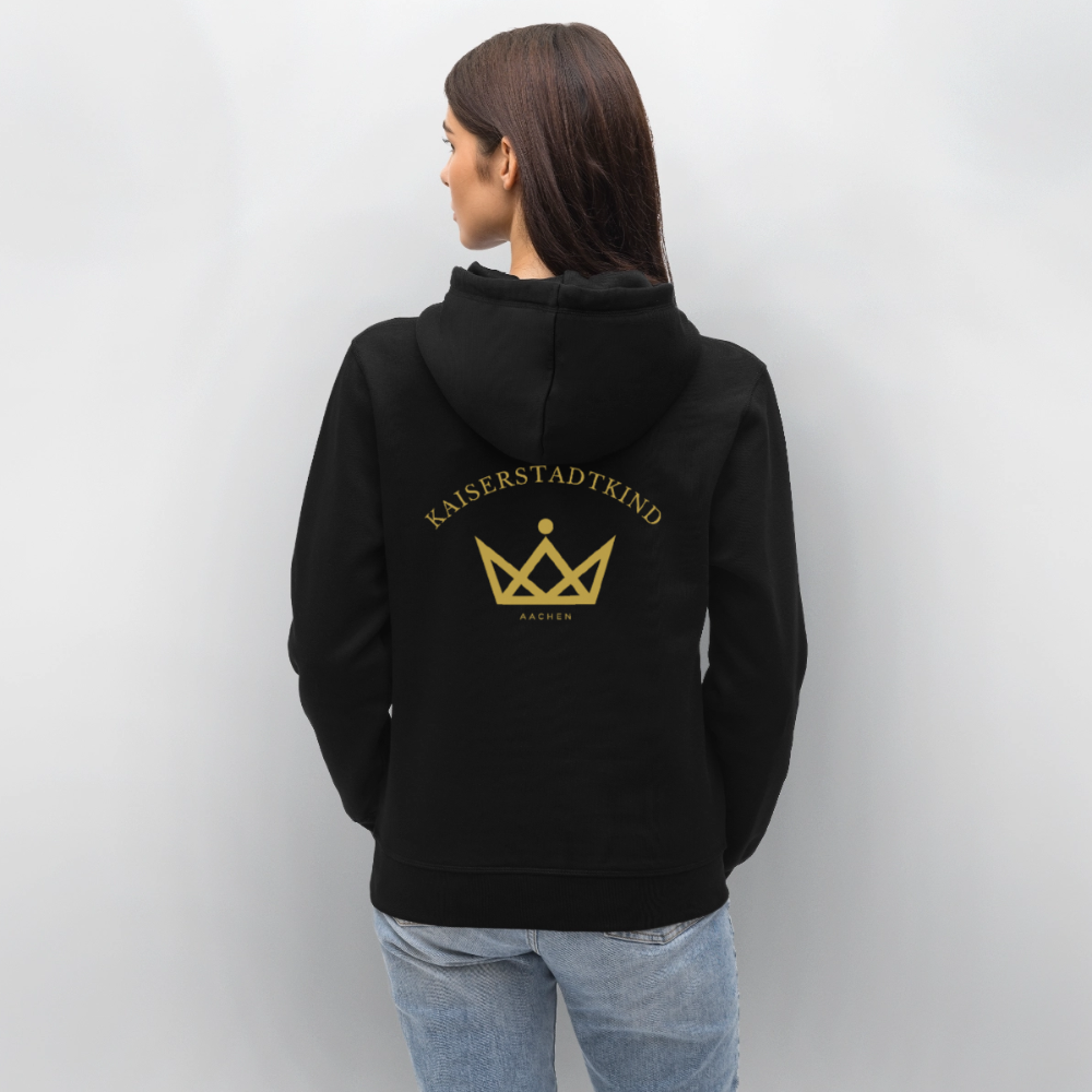 KAISERSTADTKIND Golden Circle - Bio-Hoodie DRUMMER - Schwarz