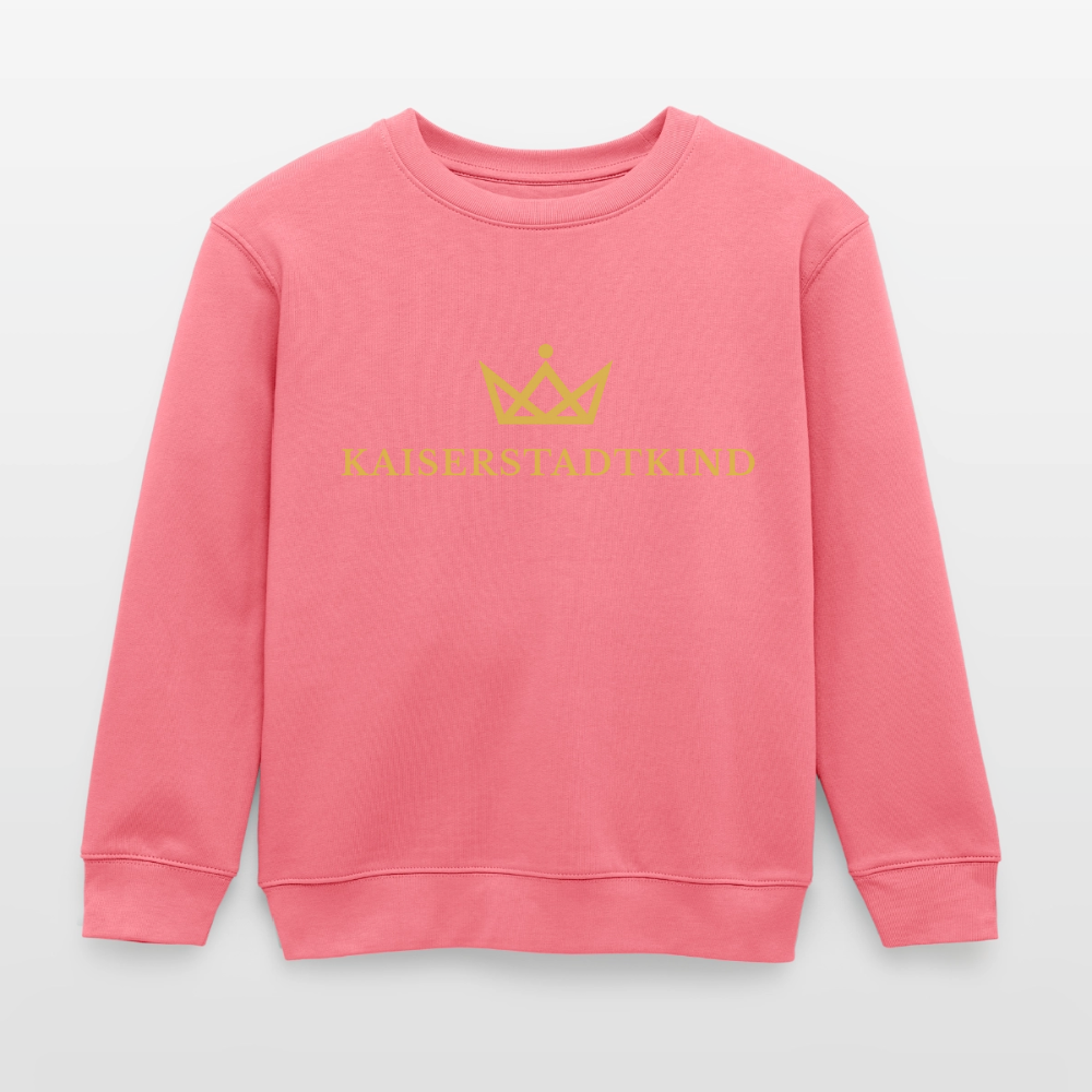 KAISERSTADTKIND Gold Edition - Mini Changer Organic Kids’ Sweatshirt - pink joy 