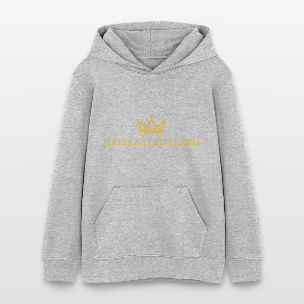 Gold Edition - Mini Cruiser Teen Organic Hoodie - heather grey