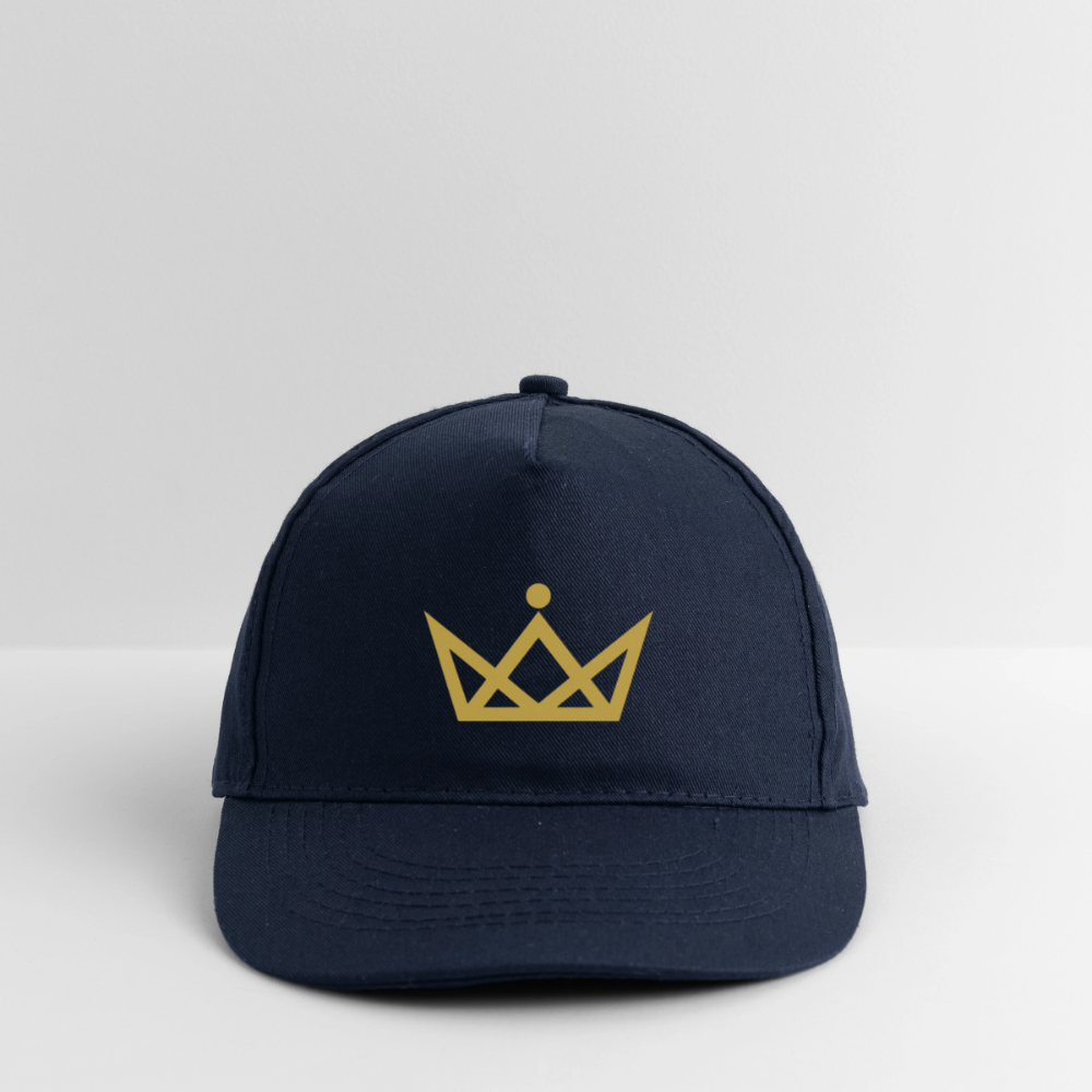 KAISERSTADTKIND Golden Crown - Organic Baseball Cap - navy