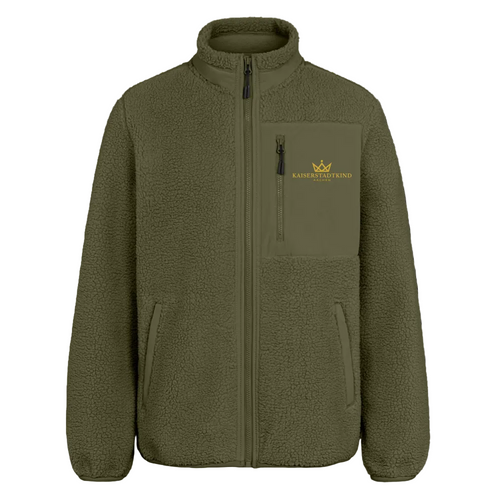 KAISERSTADTKIND RELAXED FIT Unisex sherpa jacket - khaki