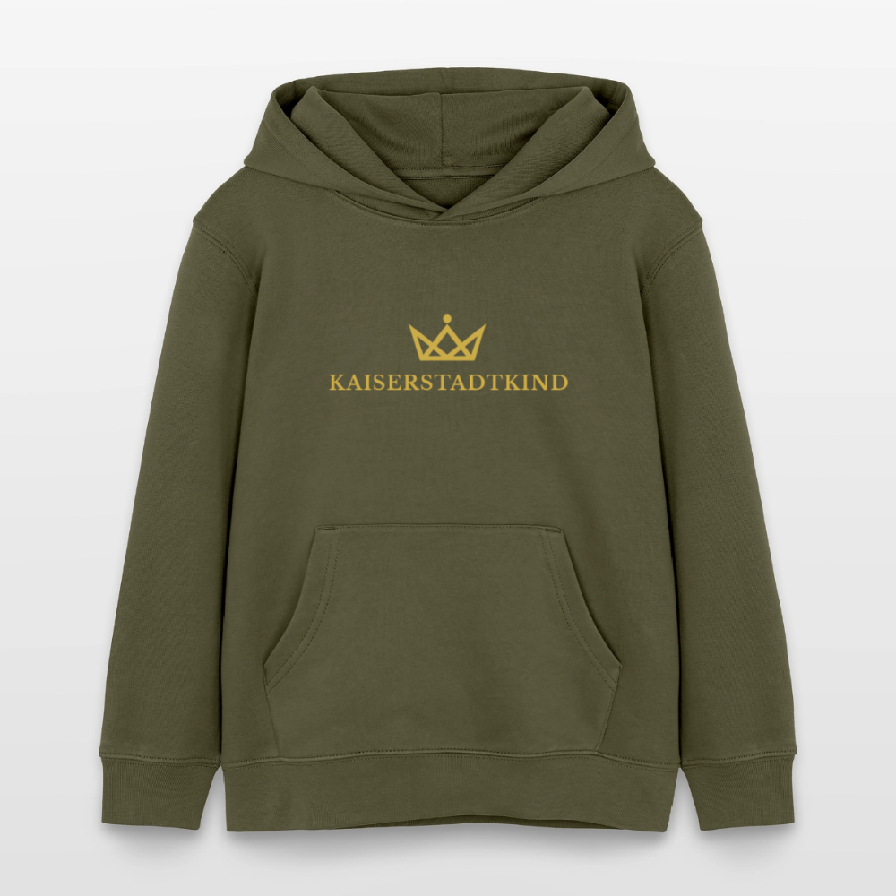 Stanley/Stella Mini Cruiser Kids’ Organic Hoodie - khaki