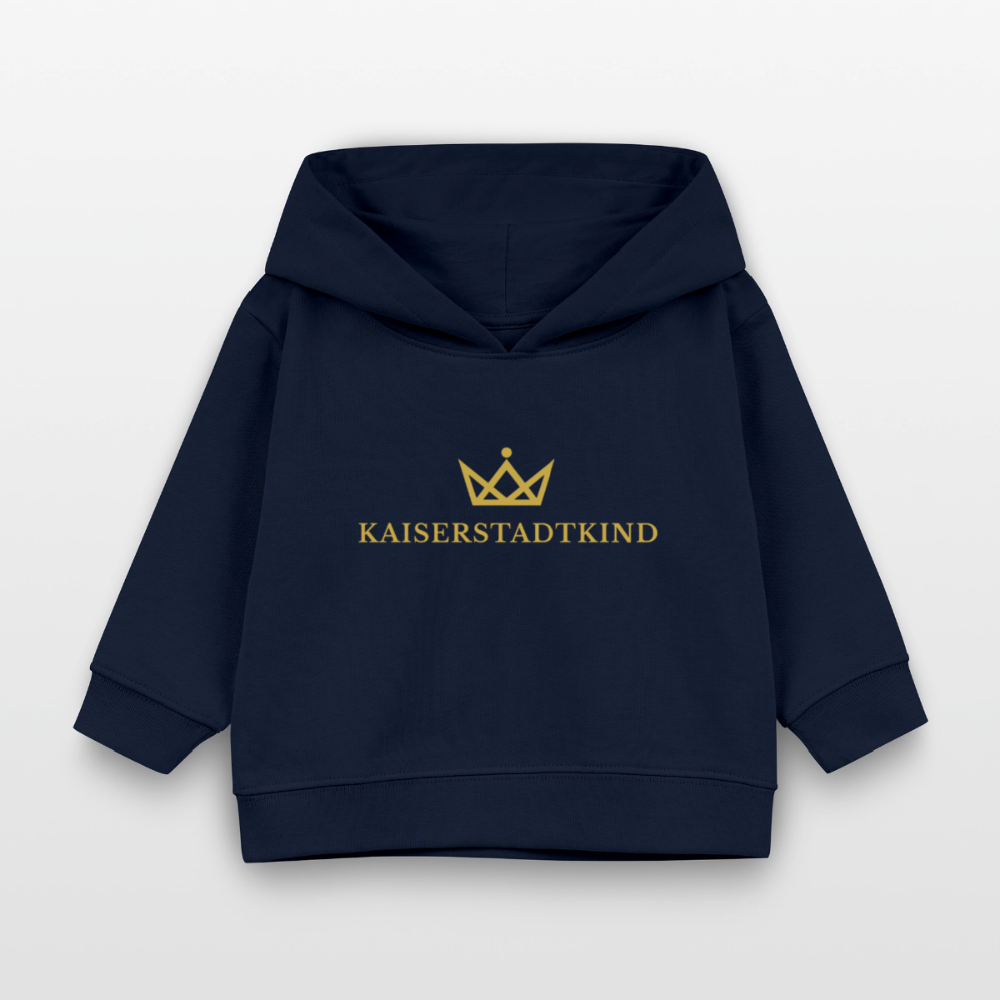 280gr. KAISERSTADTKIND Gold Edition - Organic Hoodie BABY CRUISER - navy