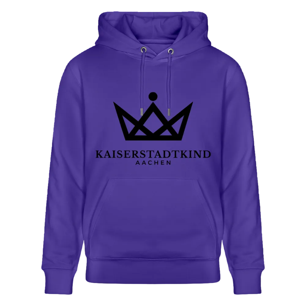 350gr. Black Edition - CRUISER  Organic Hoodie - purple love 