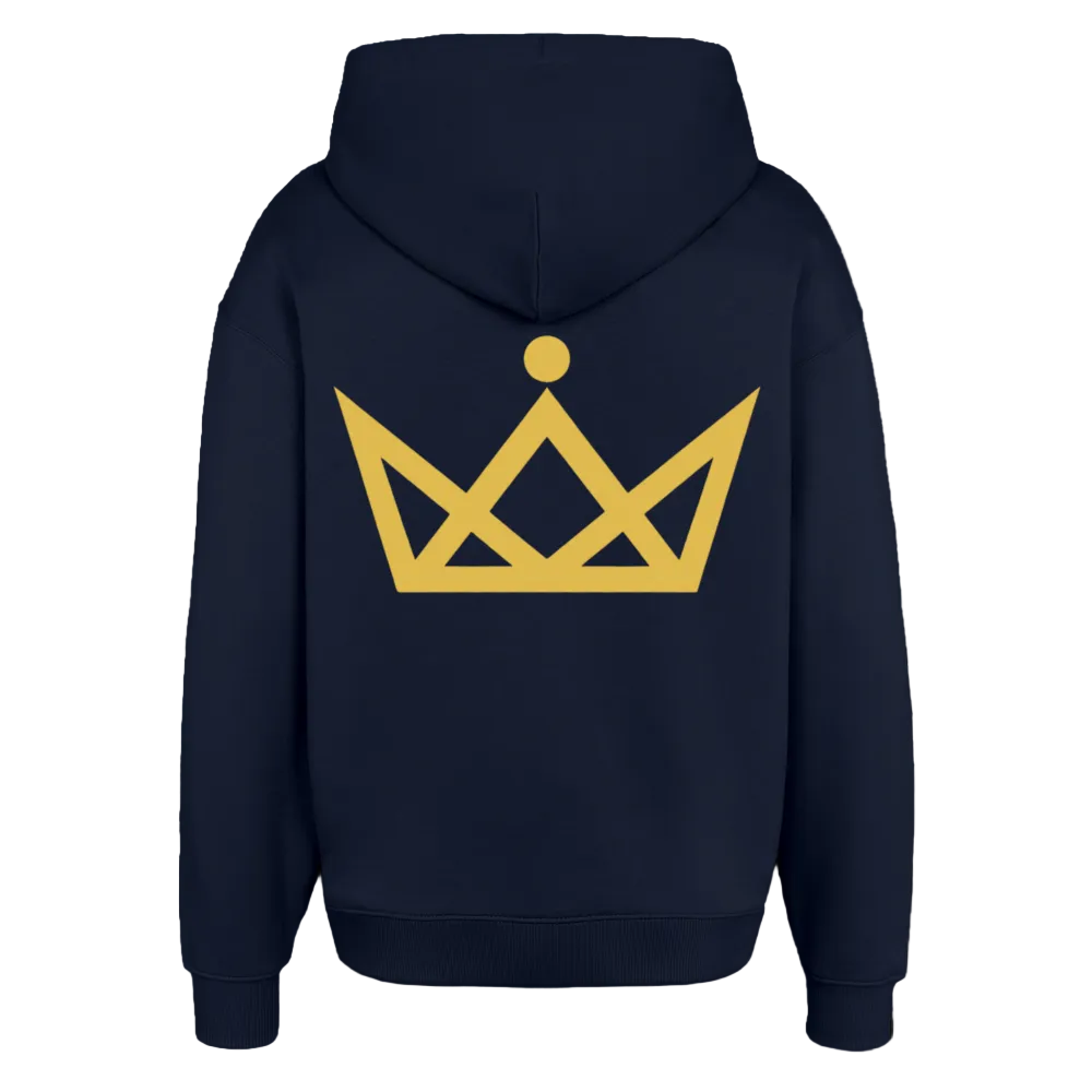 350gr.  Golden Letters Edition - Oversized Hoodie - navy