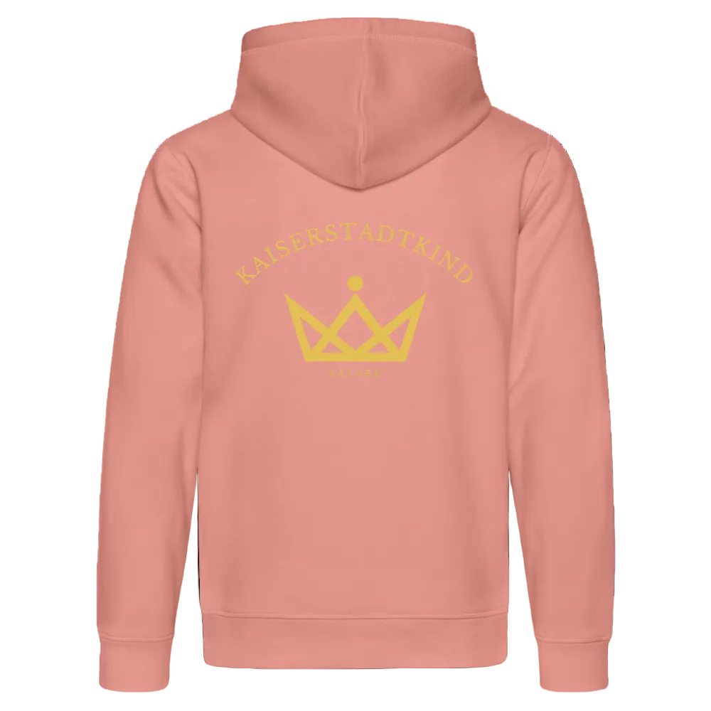 KAISERSTADTKIND Golden Circle - Bio-Hoodie DRUMMER - Altrosa