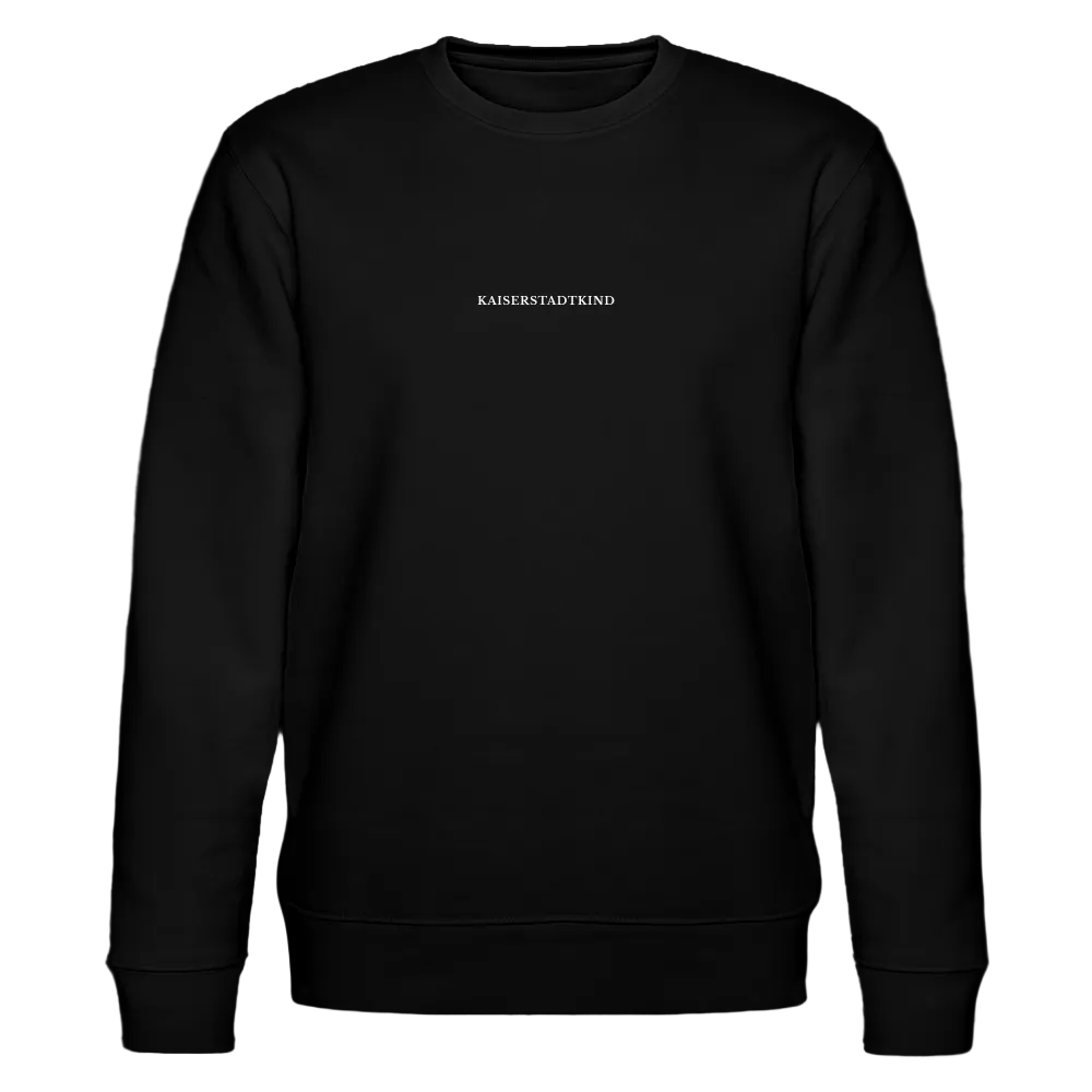 KAISERSTADTKIND White Letters - CHANGER  Organic Sweatshirt - black