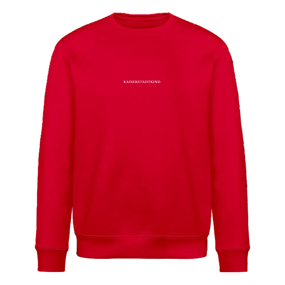 280gr. KAISERSTADTKIND White Letters Edition - CHANGER  Organic Sweatshirt - red