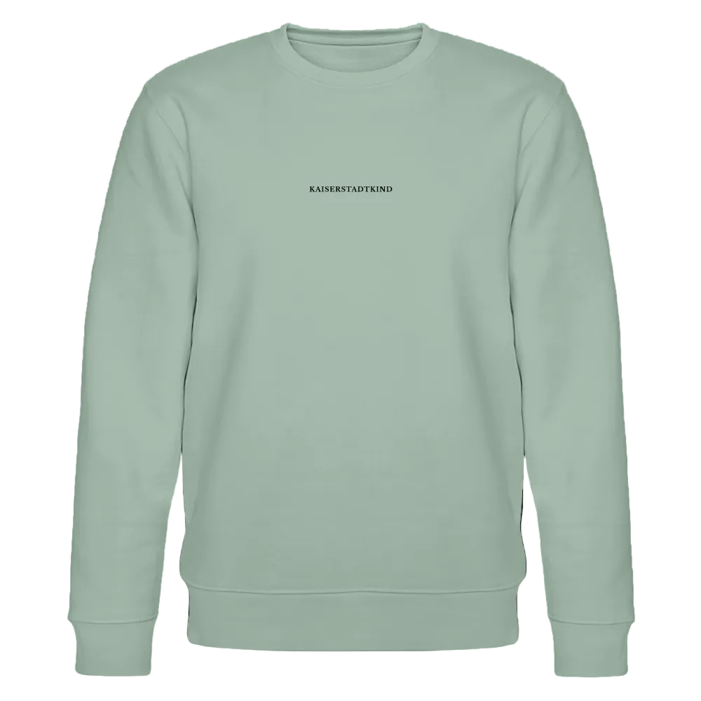 CHANGER Sweatshirt - Black Front Script - Helles Graugrün