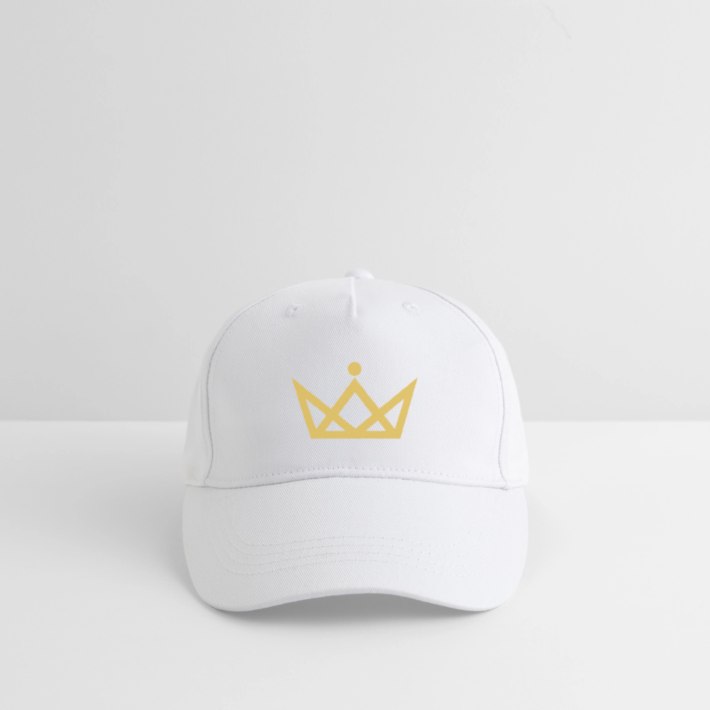 KAISERSTADTKIND Golden Crown - Organic Kids’ Baseball Cap - white