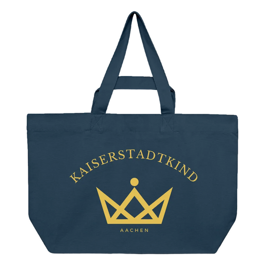 Kaiserstadtkind – Recycelte Shopping Bag - Tiefes Teal 