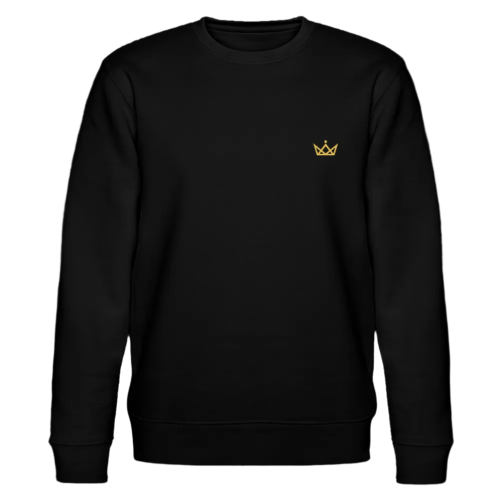 280gr. Golden Crown Edition - CHANGER Organic Sweatshirt - black