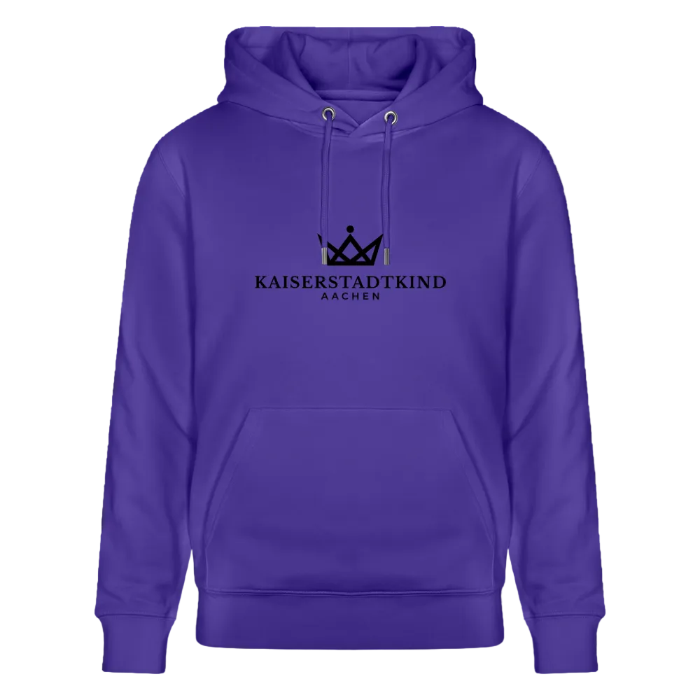 350gr. White Edition - CRUISER  Organic Hoodie - Purple Love 