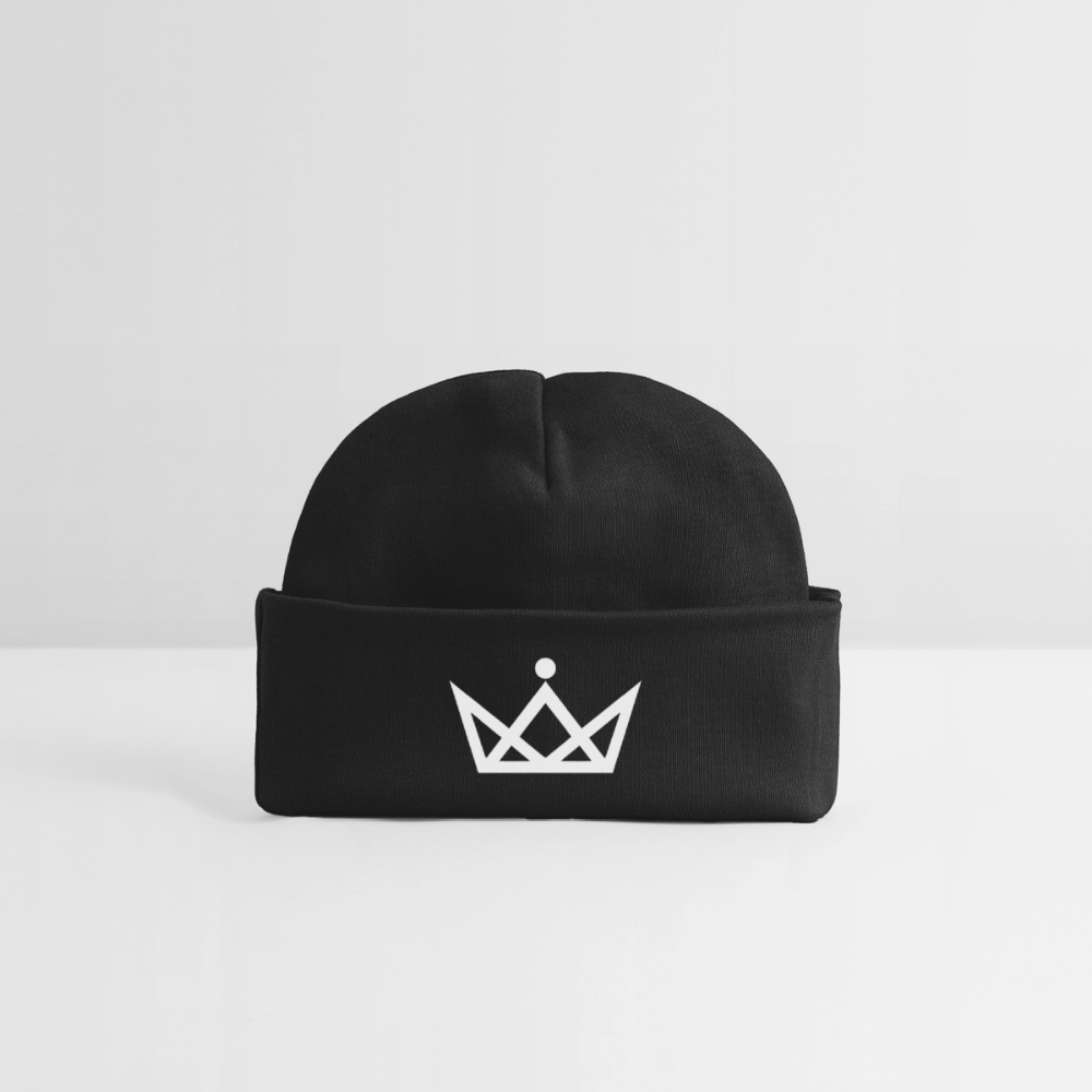 KAISERSTADTKIND White Crown - Baby Organic Beanie - black