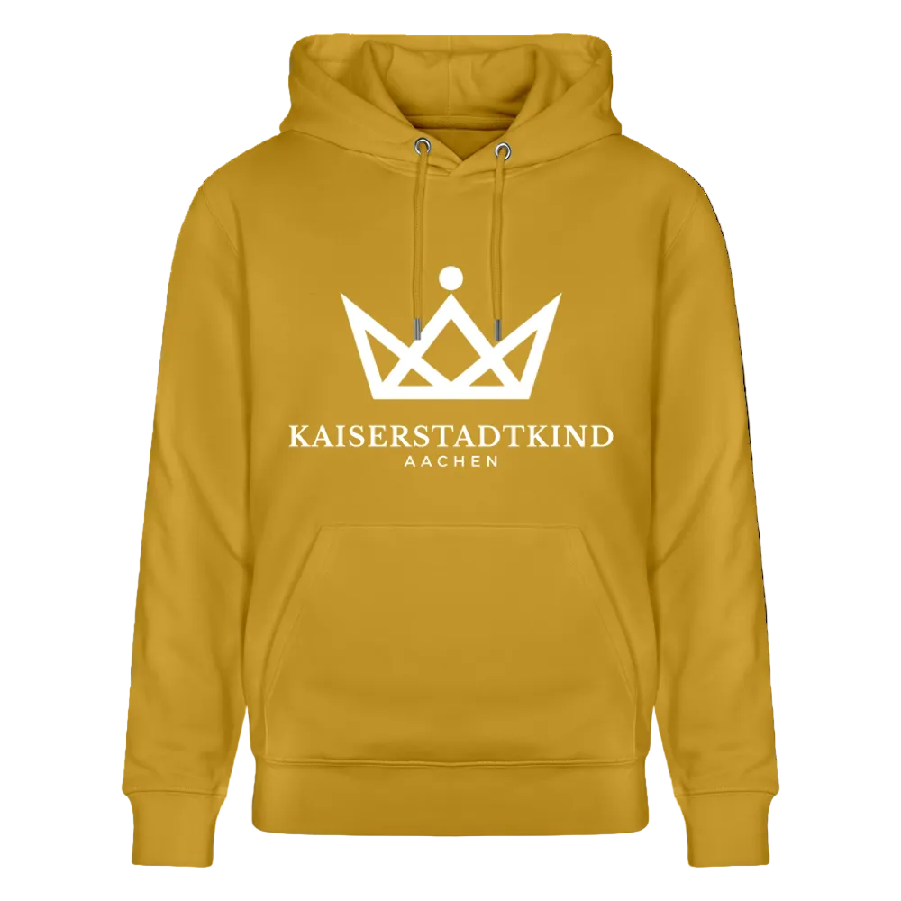 350gr. White Edition - CRUISER  Organic Hoodie - ochre