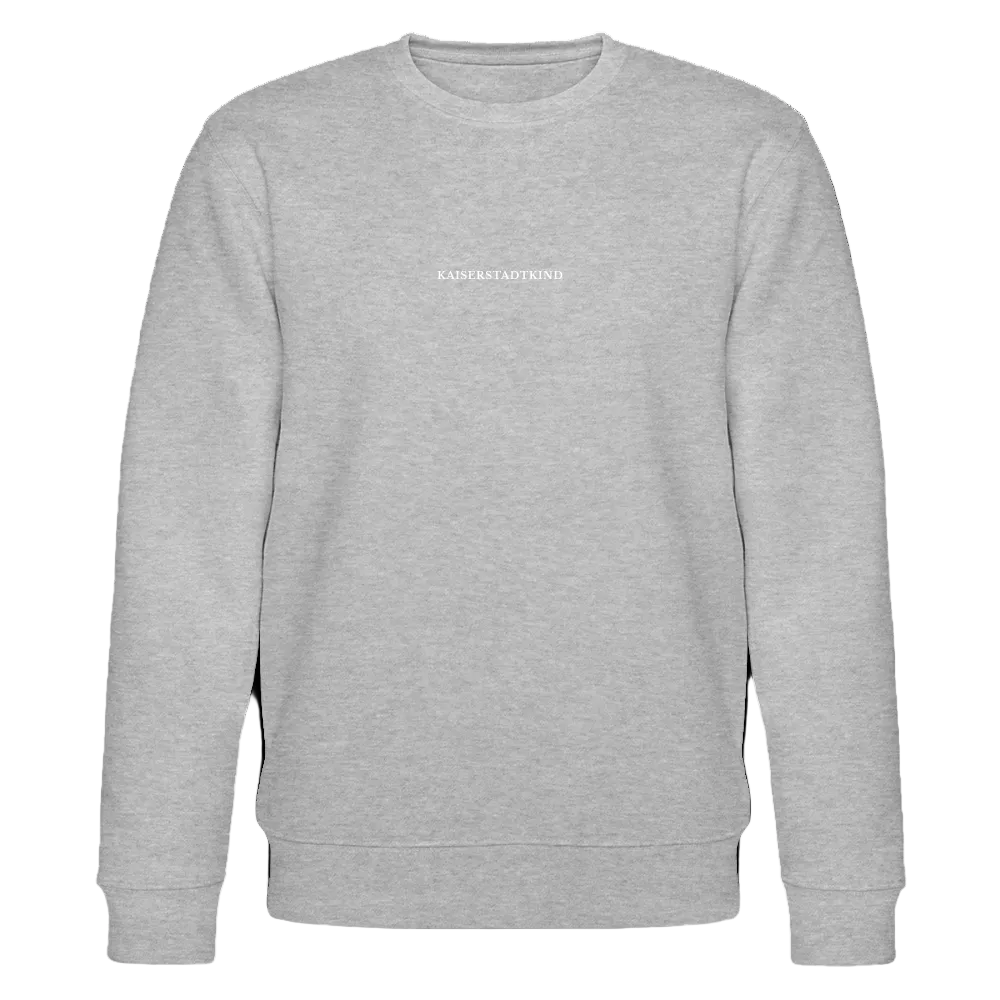 KAISERSTADTKIND White Letters - CHANGER  Organic Sweatshirt - heather grey