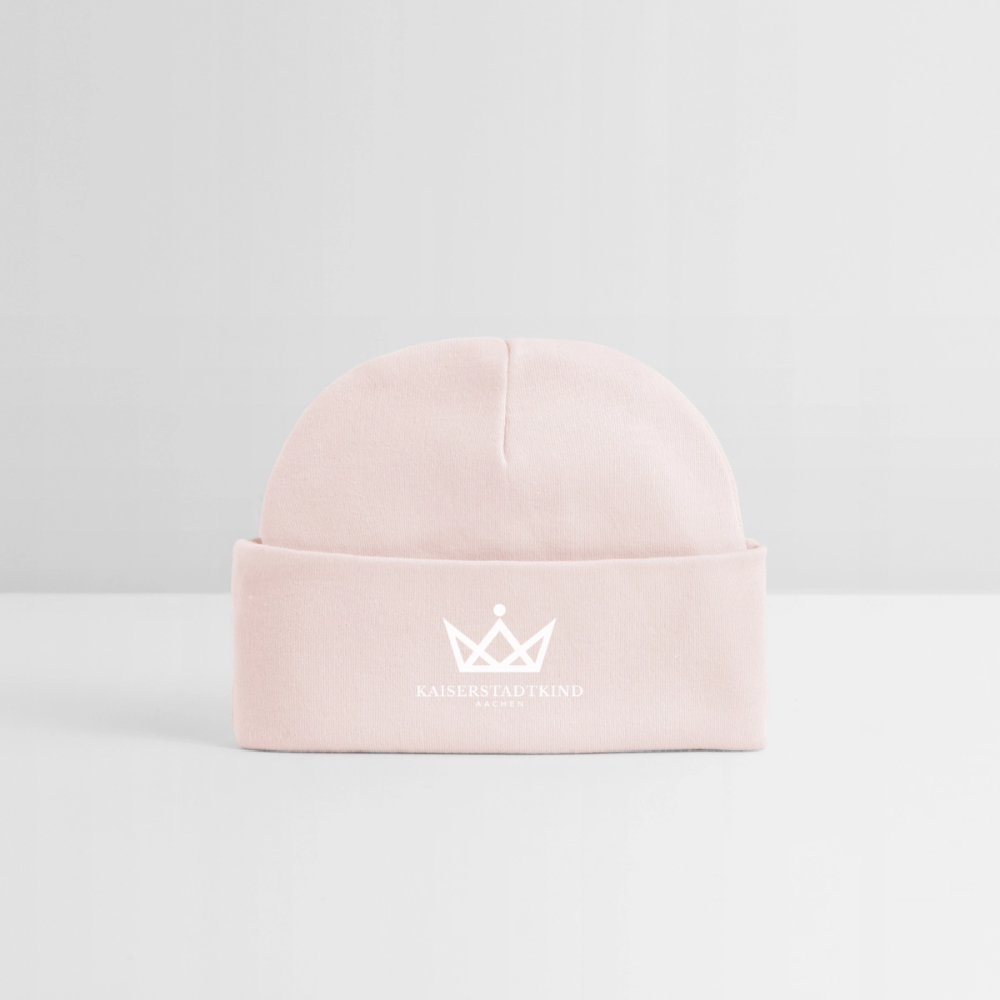 KAISERSTADTKIND White Edition - Baby Organic Beanie - pale pink