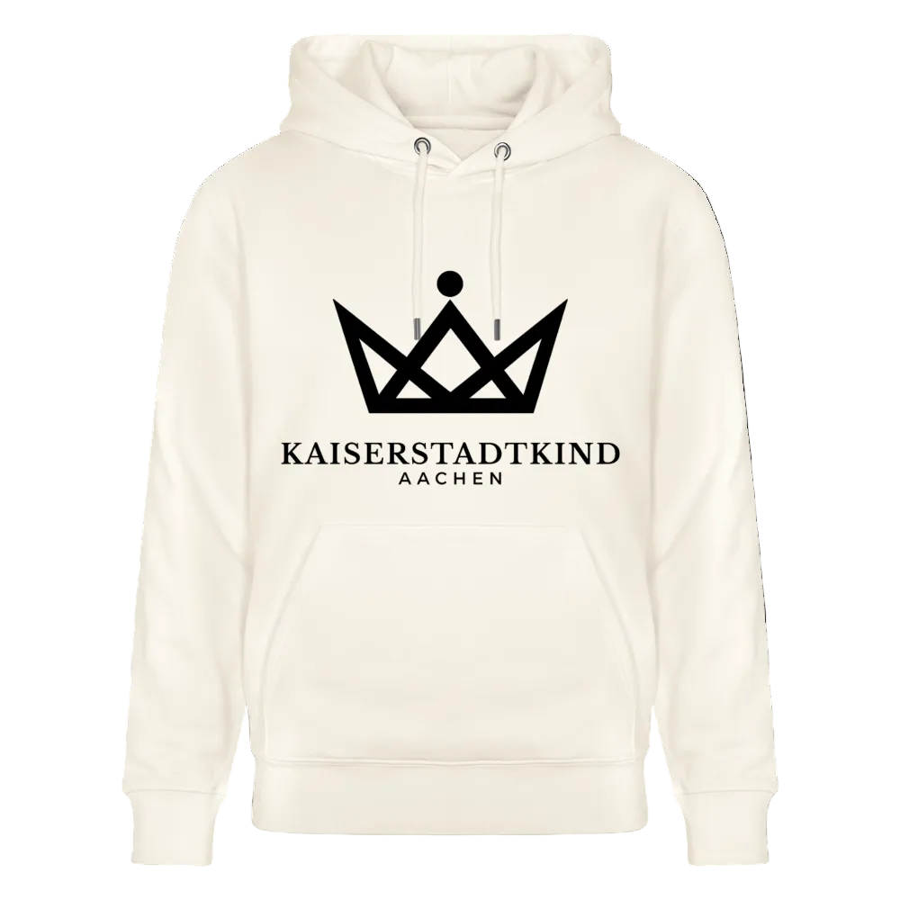 350gr. Black Edition - CRUISER  Organic Hoodie - natural white