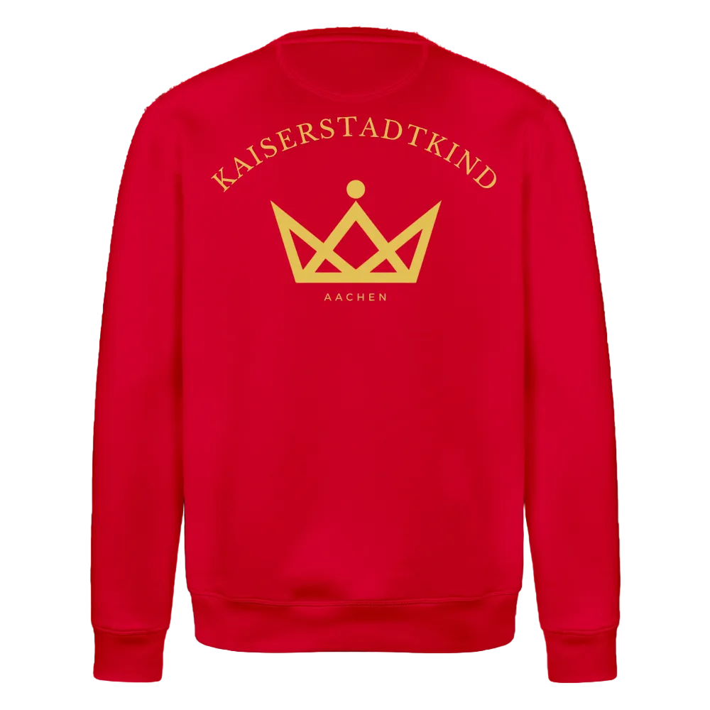 ROLLER Sweatshirt - Gold Front/Back Round - Rot