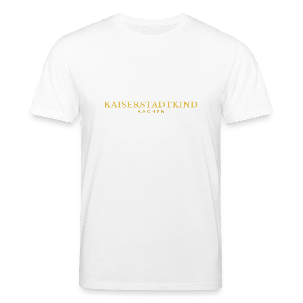 180gr. Golden Letters Edition  - Organic T-Shirt - white