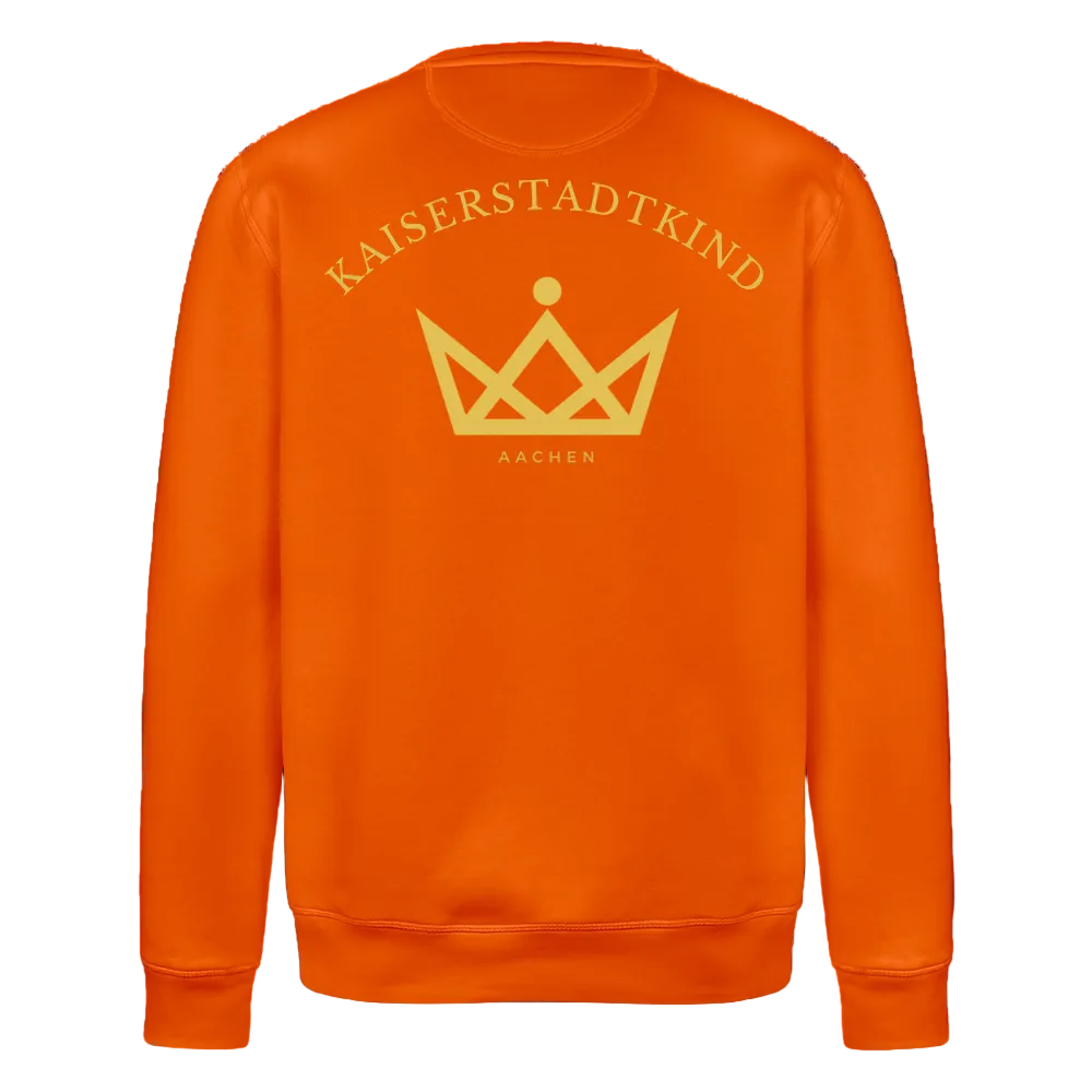 ROLLER Sweatshirt - Gold Front/Back Round - Tieforange
