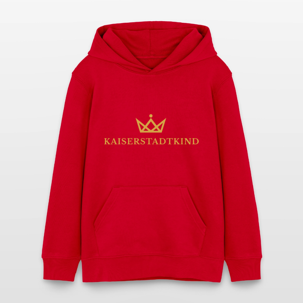 Gold Edition - Mini Cruiser Teen Organic Hoodie - red