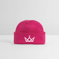 KAISERSTADTKIND White Crown - Baby Organic Beanie - hot pink