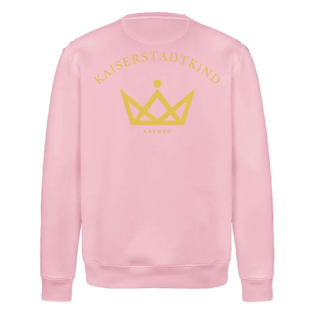 ROLLER Sweatshirt - Gold Front/Back Round - Hellrosa