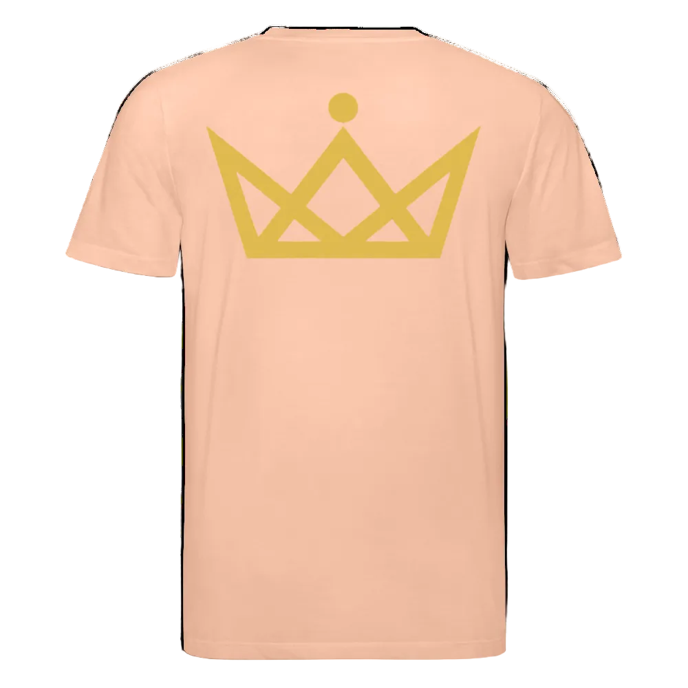 180gr. Golden Letters Edition  - Organic T-Shirt - peach