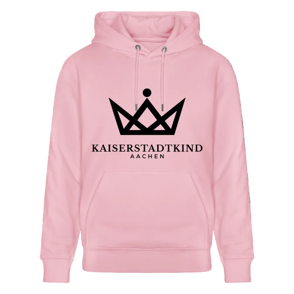 350gr. Black Edition - CRUISER  Organic Hoodie - cotton pink
