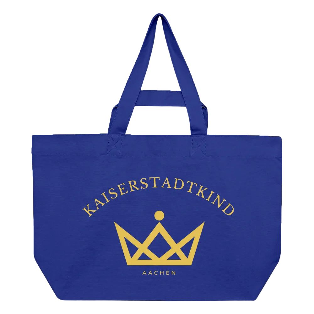 Kaiserstadtkind – Recycelte Shopping Bag - Dunkelblau