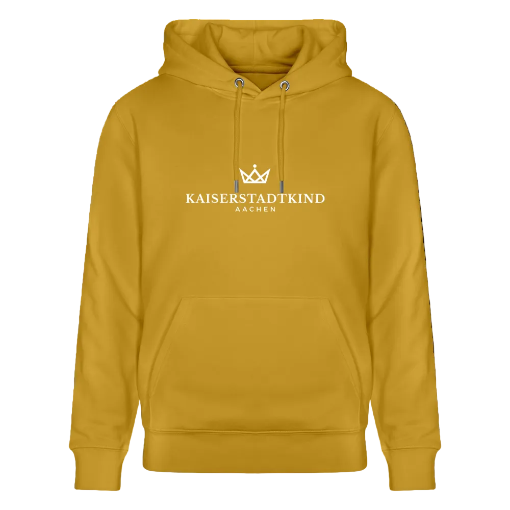 350gr. White Edition - CRUISER  Organic Hoodie - ochre