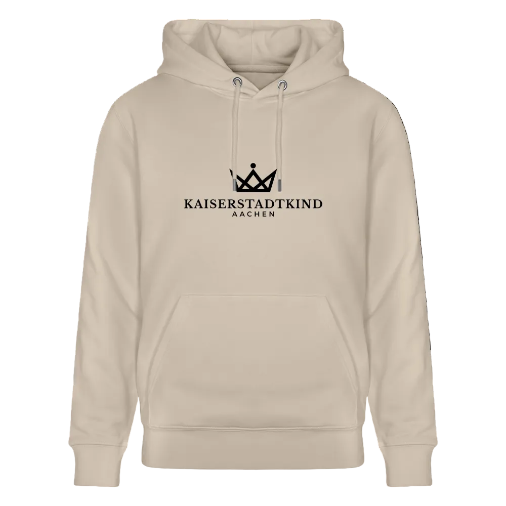 350gr. White Edition - CRUISER  Organic Hoodie - Beige