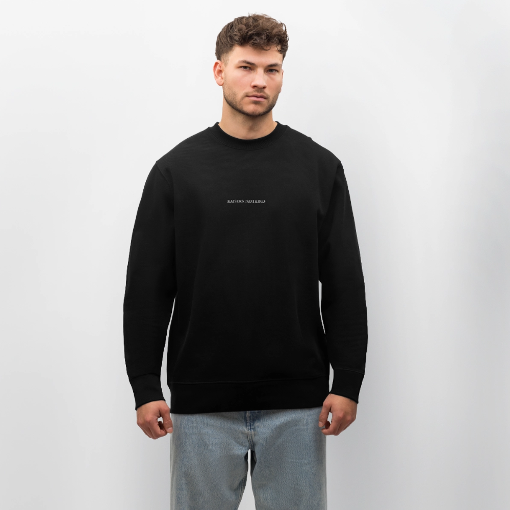 KAISERSTADTKIND White Letters - CHANGER  Organic Sweatshirt - black
