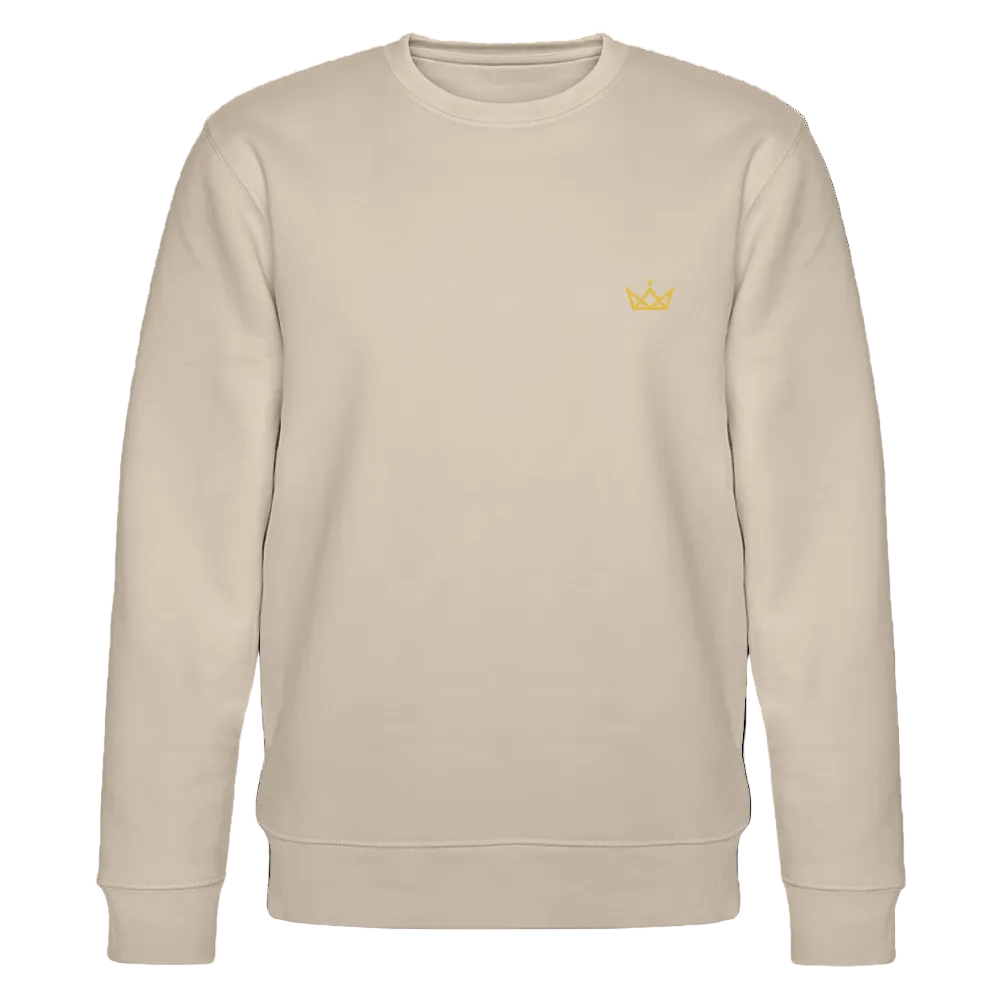 280gr. Golden Crown Edition - CHANGER Organic Sweatshirt - beige