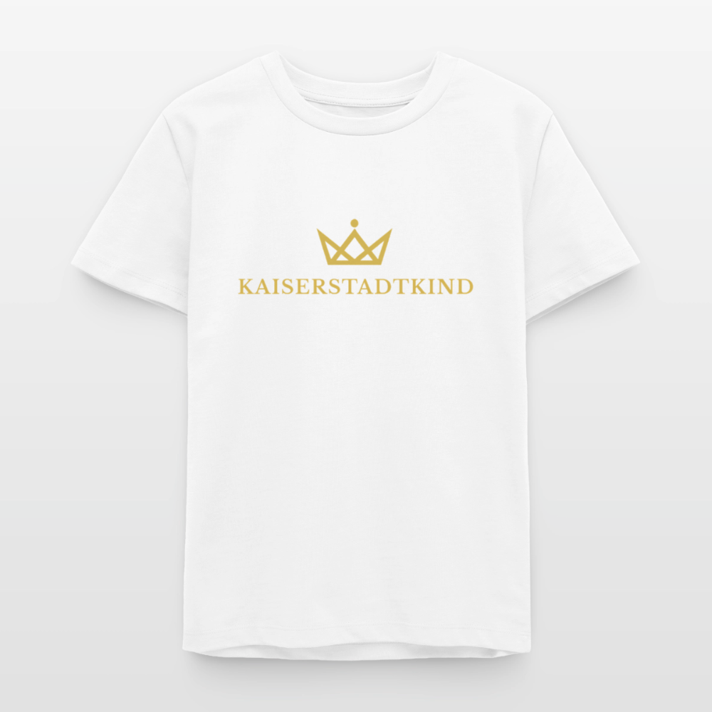 155gr. KAISERSTADTKIND Gold Edition - Teen´s T-Shirt - white