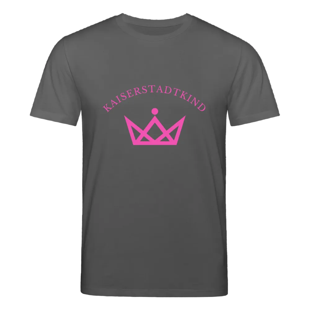 CREATOR T-Shirt - PINK Front Logo - Anthrazit