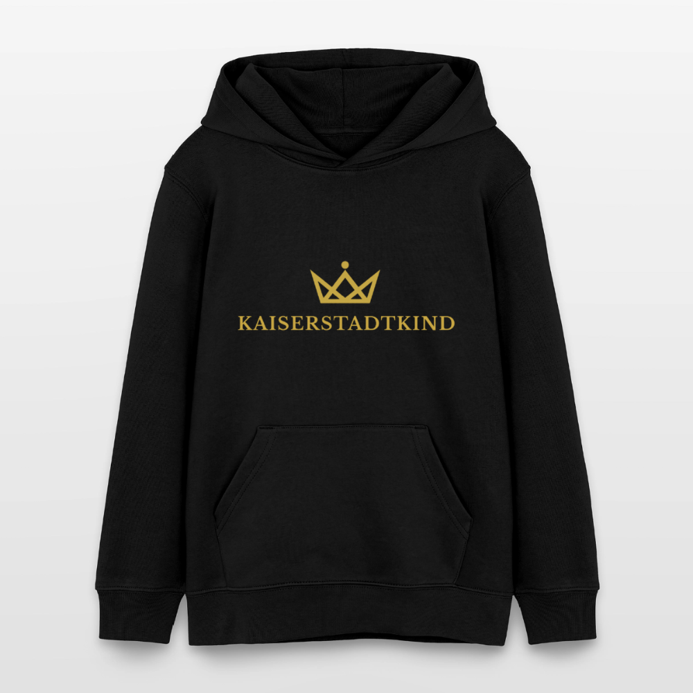 Gold Edition - Mini Cruiser Teen Organic Hoodie - black