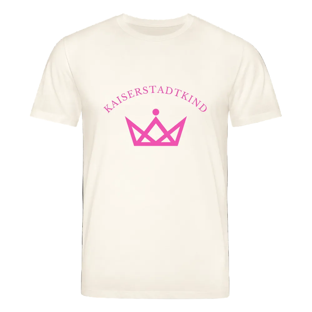 CREATOR T-Shirt - PINK Front Logo - Naturweiß 