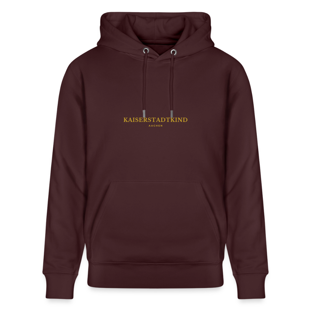 CRUISER Hoodie - Gold Front Script/Gold Back Round - Maroon