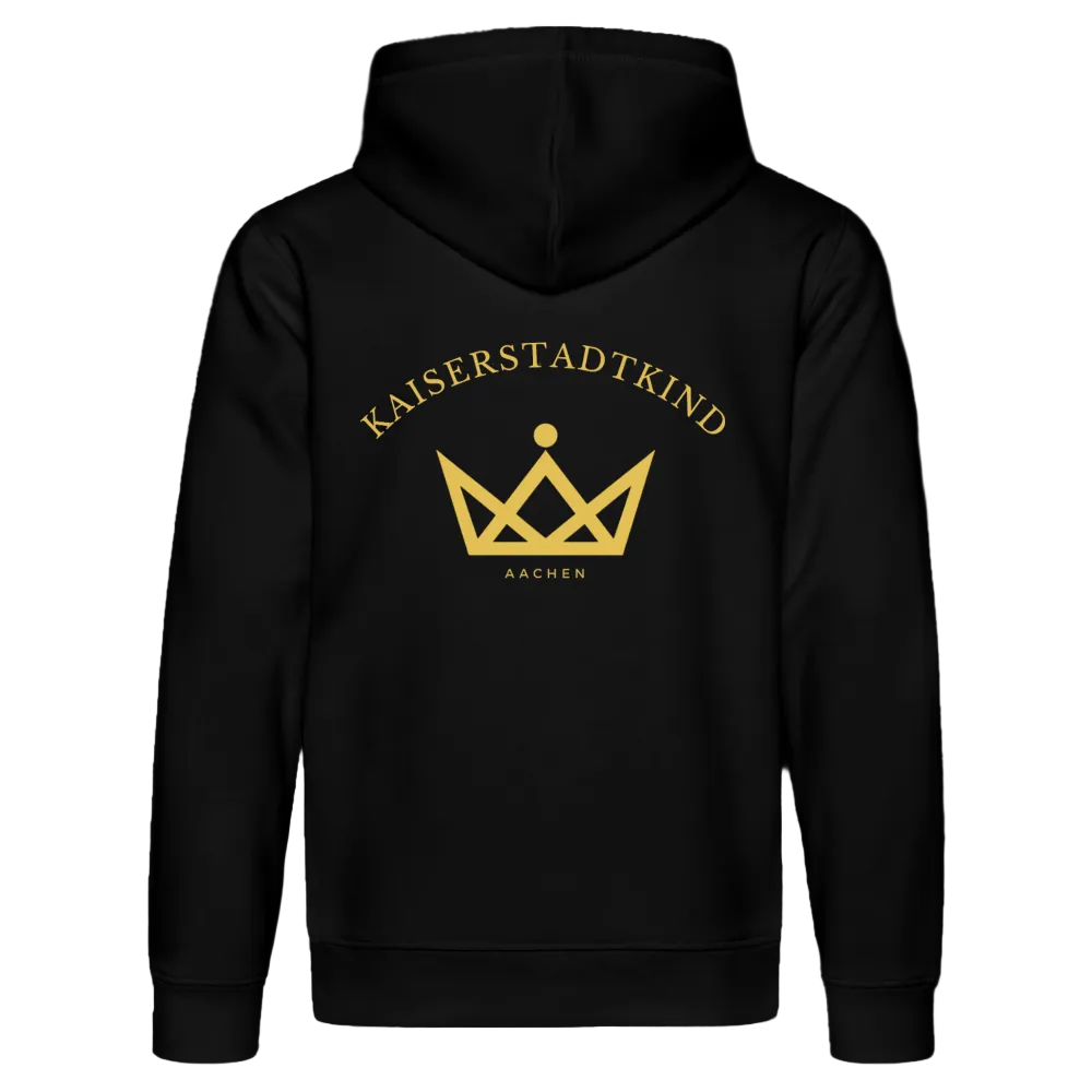 KAISERSTADTKIND Golden Circle - Bio-Hoodie DRUMMER - Schwarz