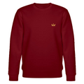 280gr. Golden Crown Edition - CHANGER Organic Sweatshirt - burgundy