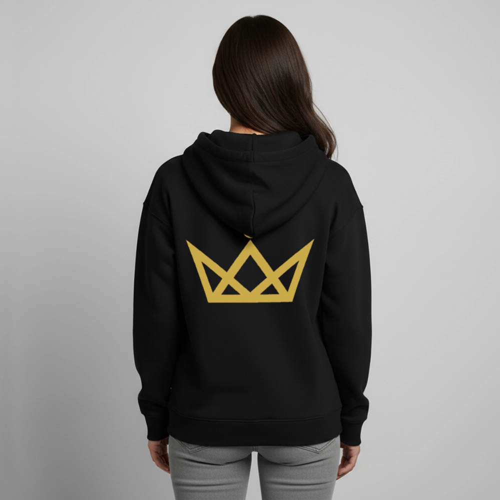 350gr.  Golden Letters Edition - Oversized Hoodie - black